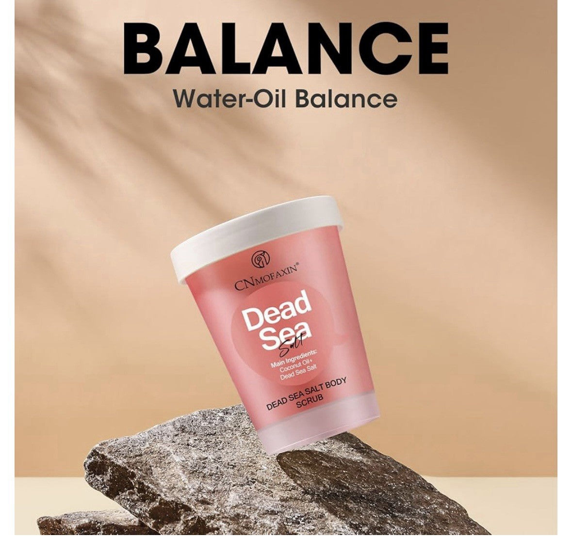 CN Mofaxin Dead Sea Salt Body Scrub With Coconut Oil 280g