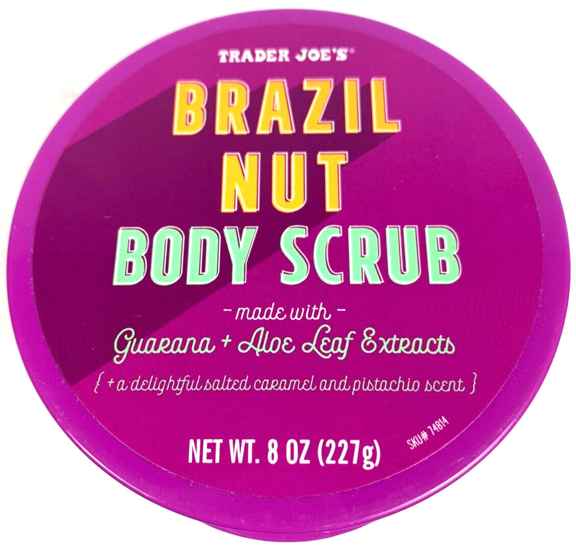 Trader Joe’s Brazil Nut Body Scrub 8oz NEW Quantity Discount
