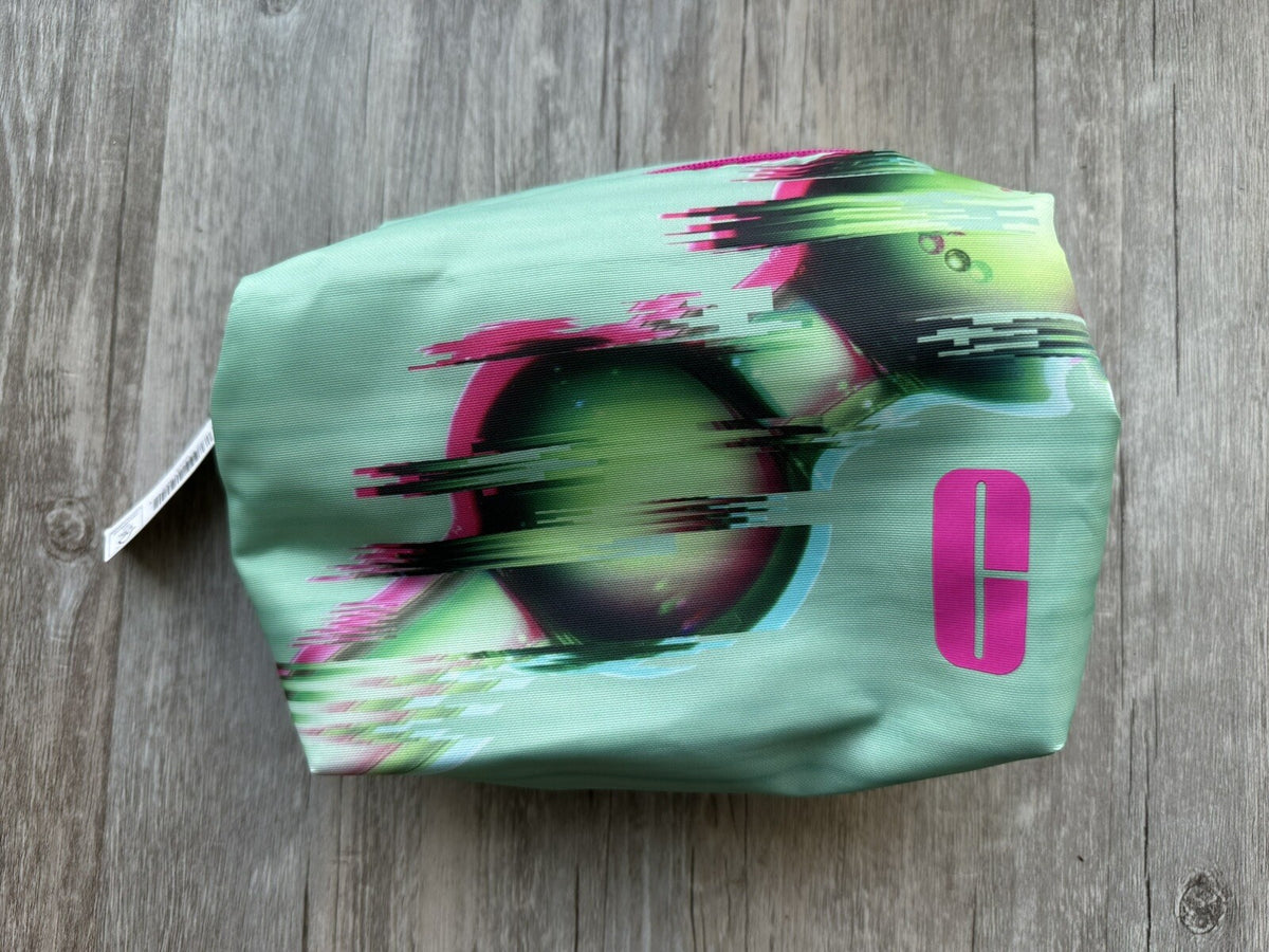Clinique Green Cosmetic Bag for Sale – Travel Makeup Organizer