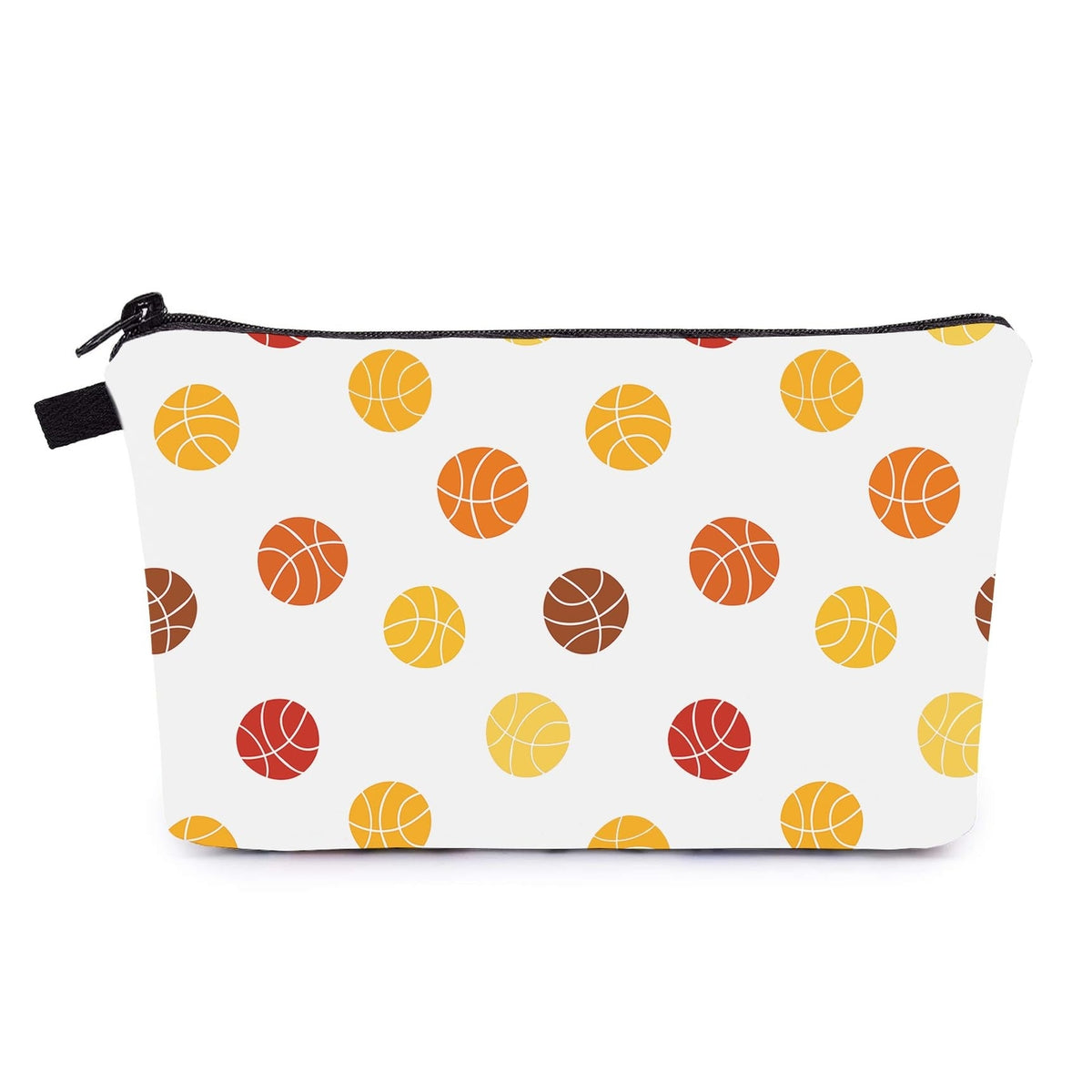 Basketball Makeup Bag Travel Cosmetic Organizer for Women and Girls