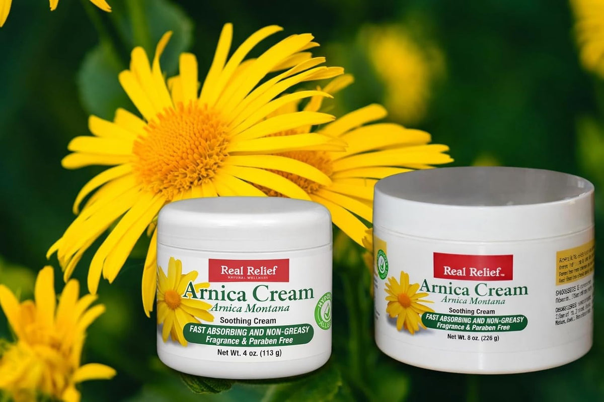 Gentle 4 oz Arnica Cream - Hypoallergenic & Fragrance-Free for