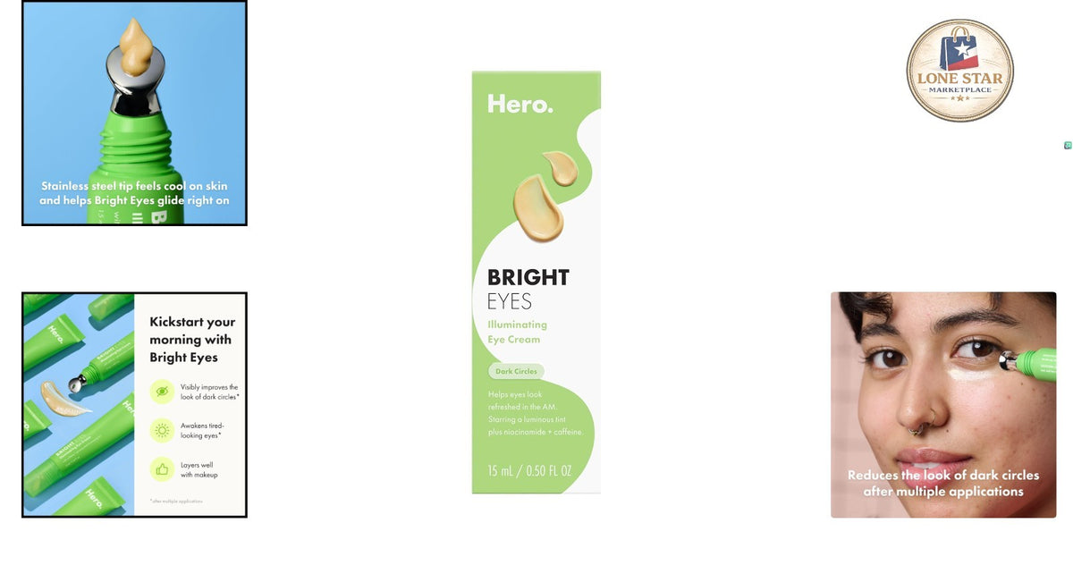 Bright Eyes Illuminating Eye Cream with Cooling Tip - 0.5 oz