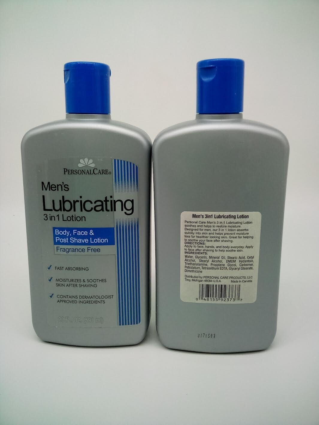 Men's Lubricating Lotion 3-in-1 - 2 Pack (20oz each)