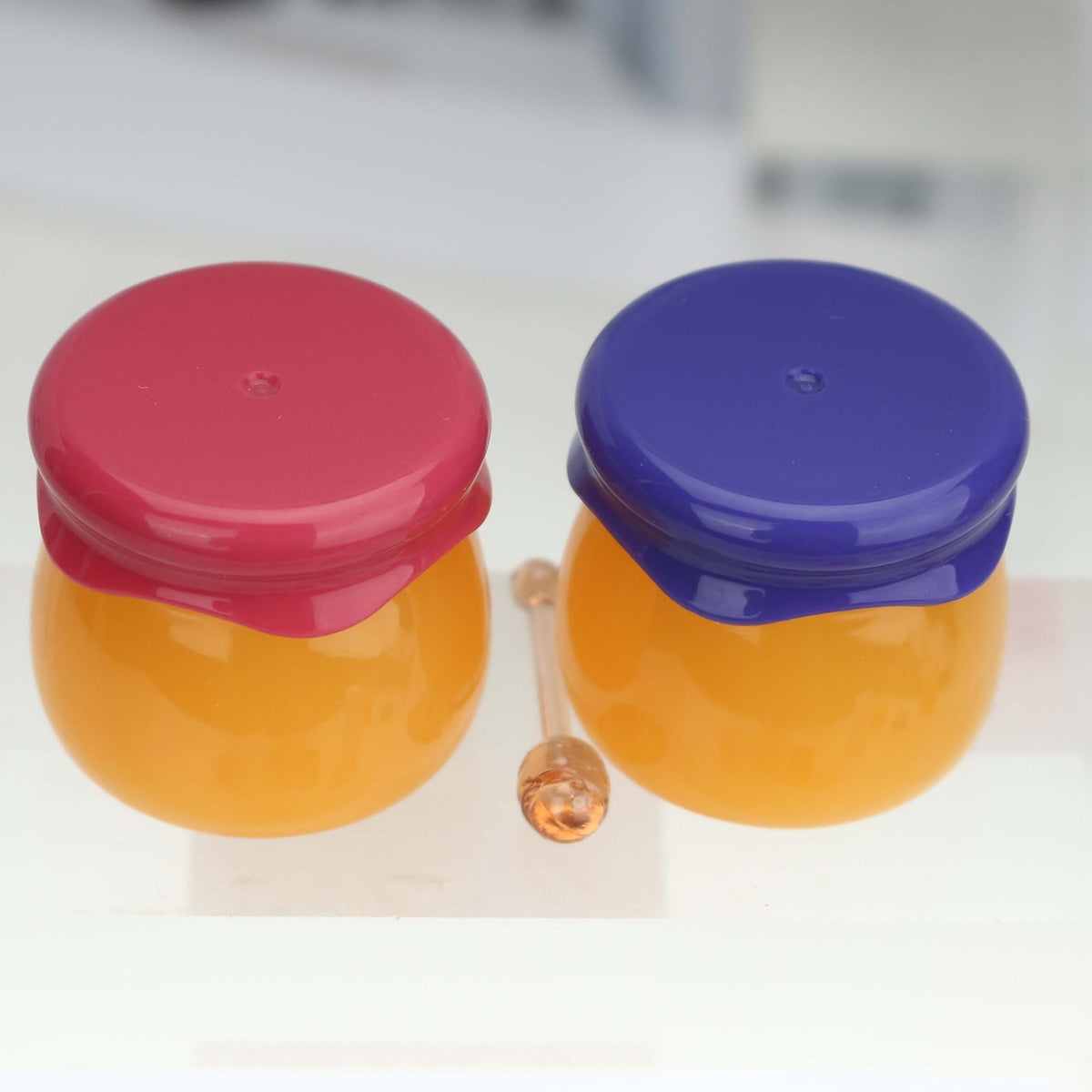 20 Pack 6g Plastic Honey Pot Jars for Lip Balm and Cosmetics
