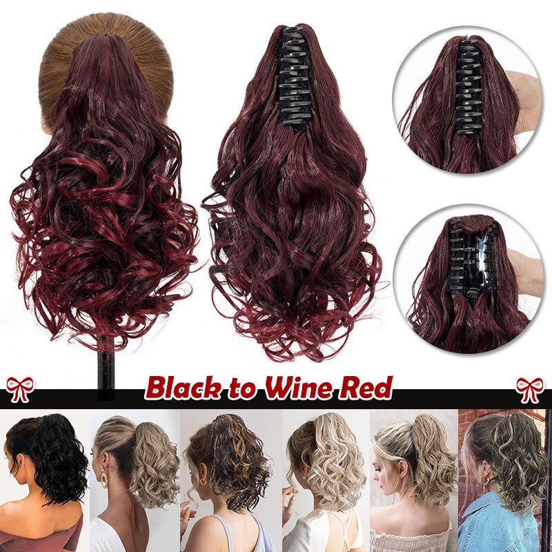Clip-In Ponytail Hair Extensions 12-30 Inch Thick Synthetic Hairpiece