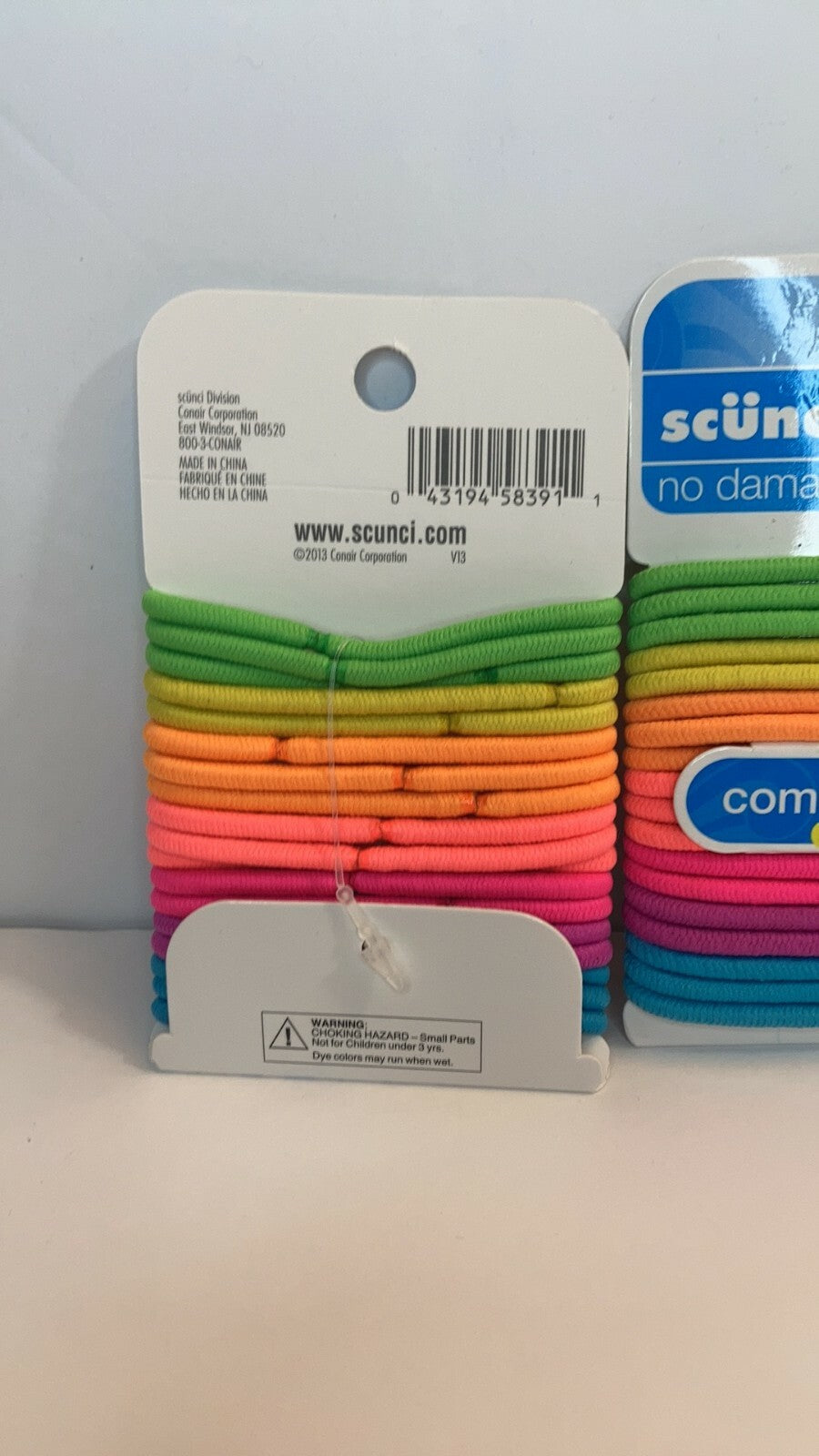Scunci No Damage All Day Hold Hair Ties Ponytail Holder Elastics