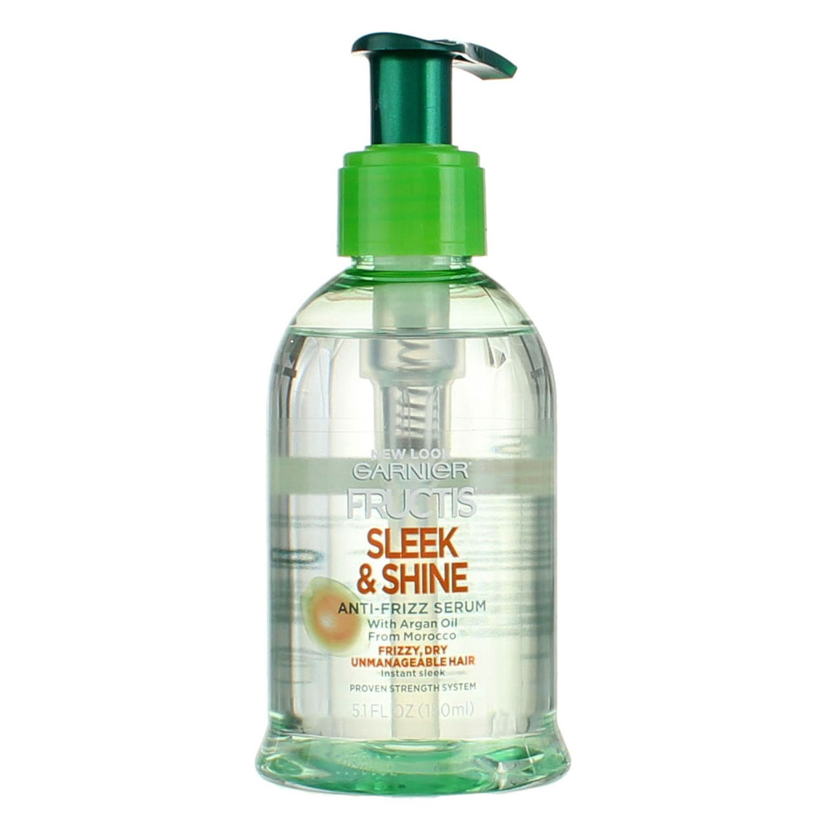 Sleek & Shine Anti-Frizz Hair Serum with Argan Oil for 48-Hour Control