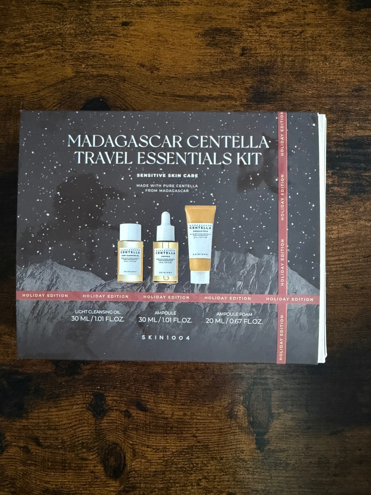 Holiday Edition Skin1004 Madagascar Centella Travel Skincare Kit for Sensitive Skin
