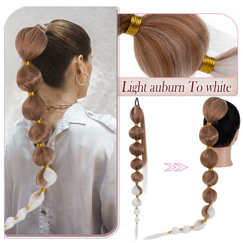 34-Inch Thick Braiding Hair Extensions for Ponytail Wraps - Multiple Colors