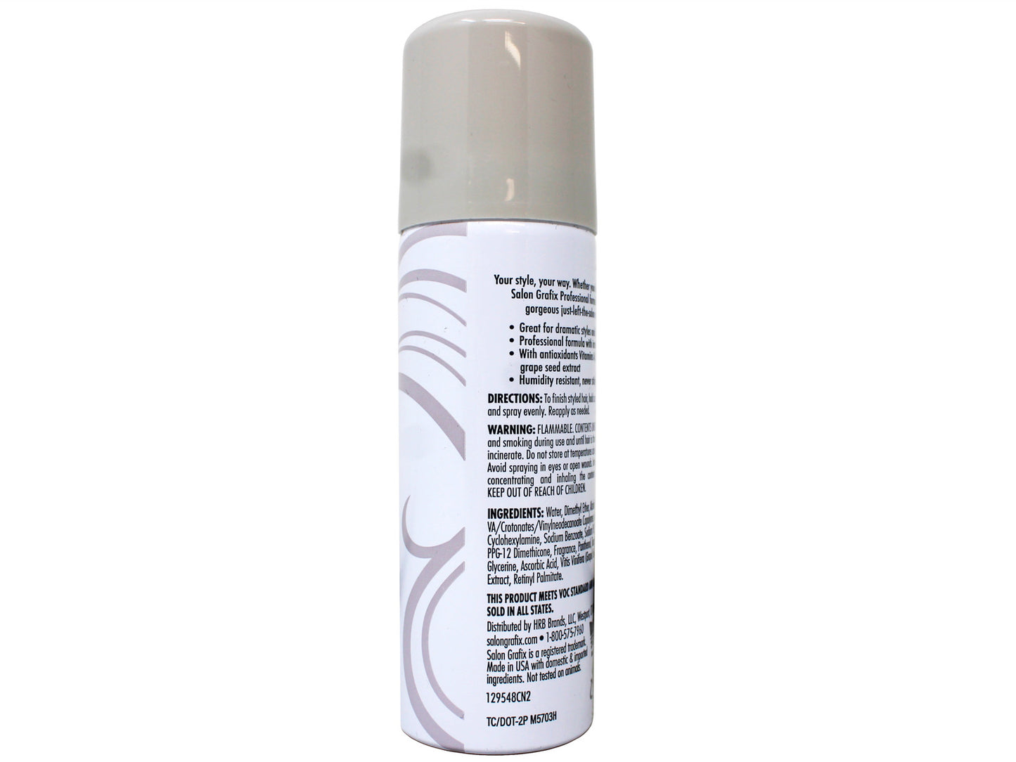 Travel Size Hair Spray 1.5 oz - Strong Hold, Humidity Resistant, Pack of 4