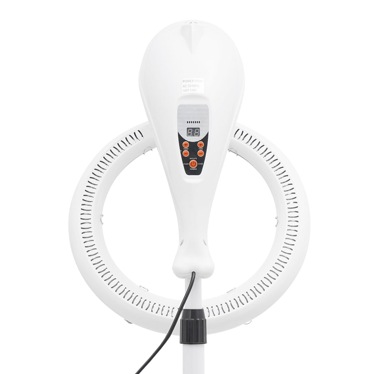 Professional Infrared Hair Dryer Stand with Adjustable Height & Wheels