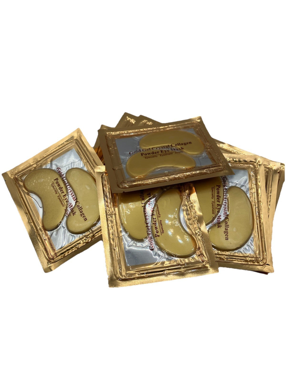 Gold Collagen Eye Gel Masks for Anti-Aging Under Eyes - 10 Pairs