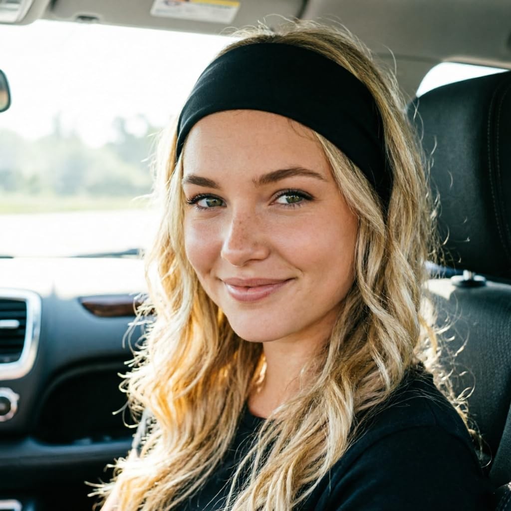 DRESHOW Yoga Sports Headbands for Women One Size, 6 Pack L: Solid