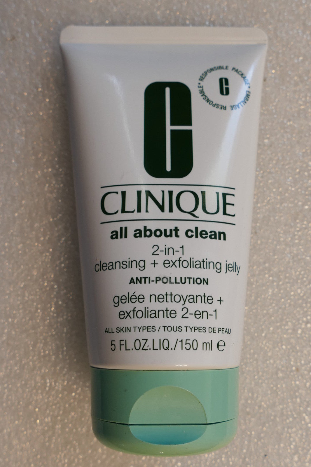 Clinique All About Clean 2-in-1 Cleansing + Exfoliating Jelly 5 oz/