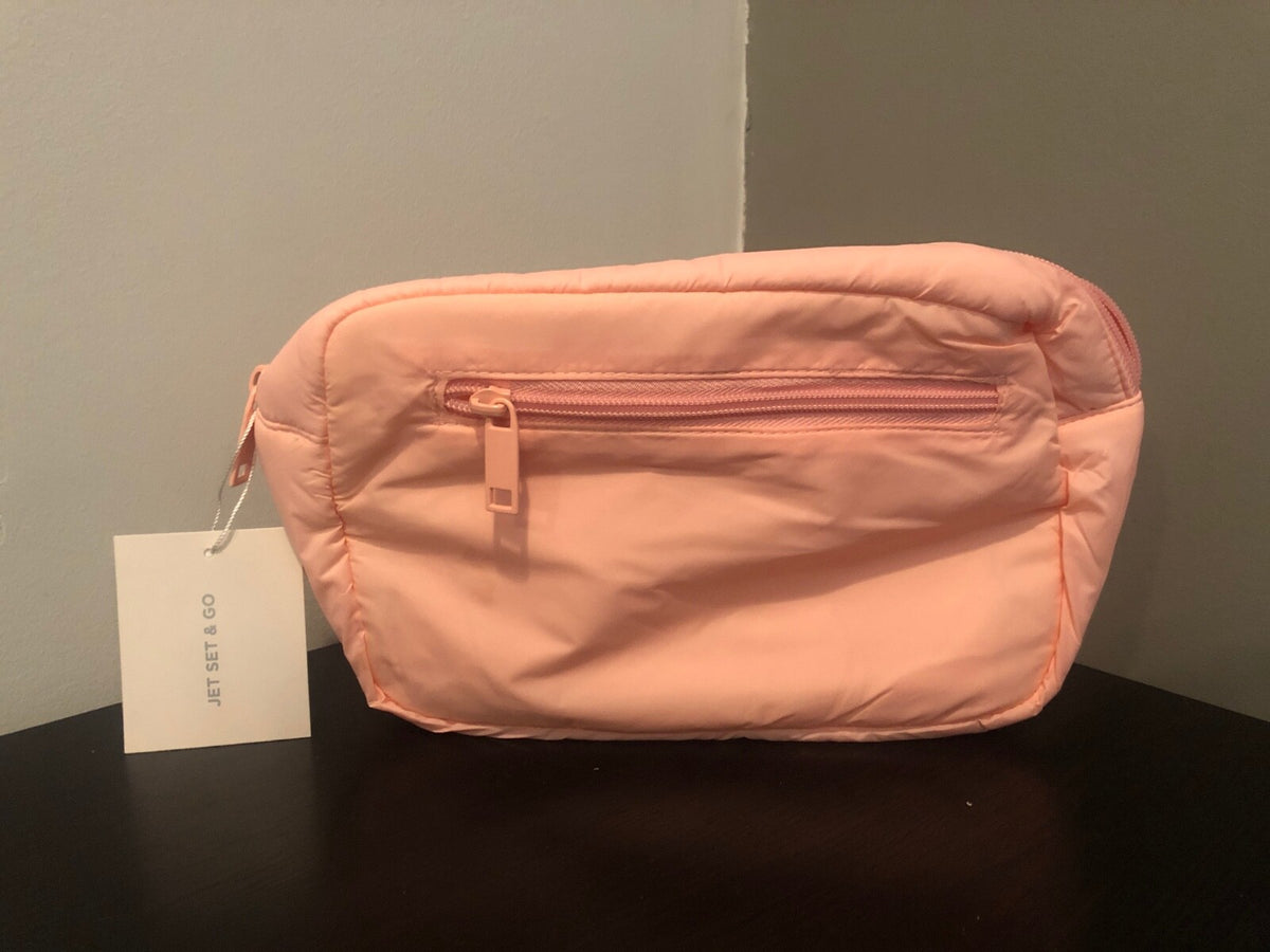 Pink Makeup Bag - Travel & Organizing Cosmetic Pouch