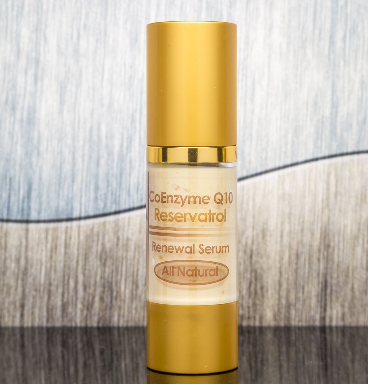 Anti-Aging Vitamin C E CoQ10 Resveratrol Argan Oil Serum - 1oz to 4oz