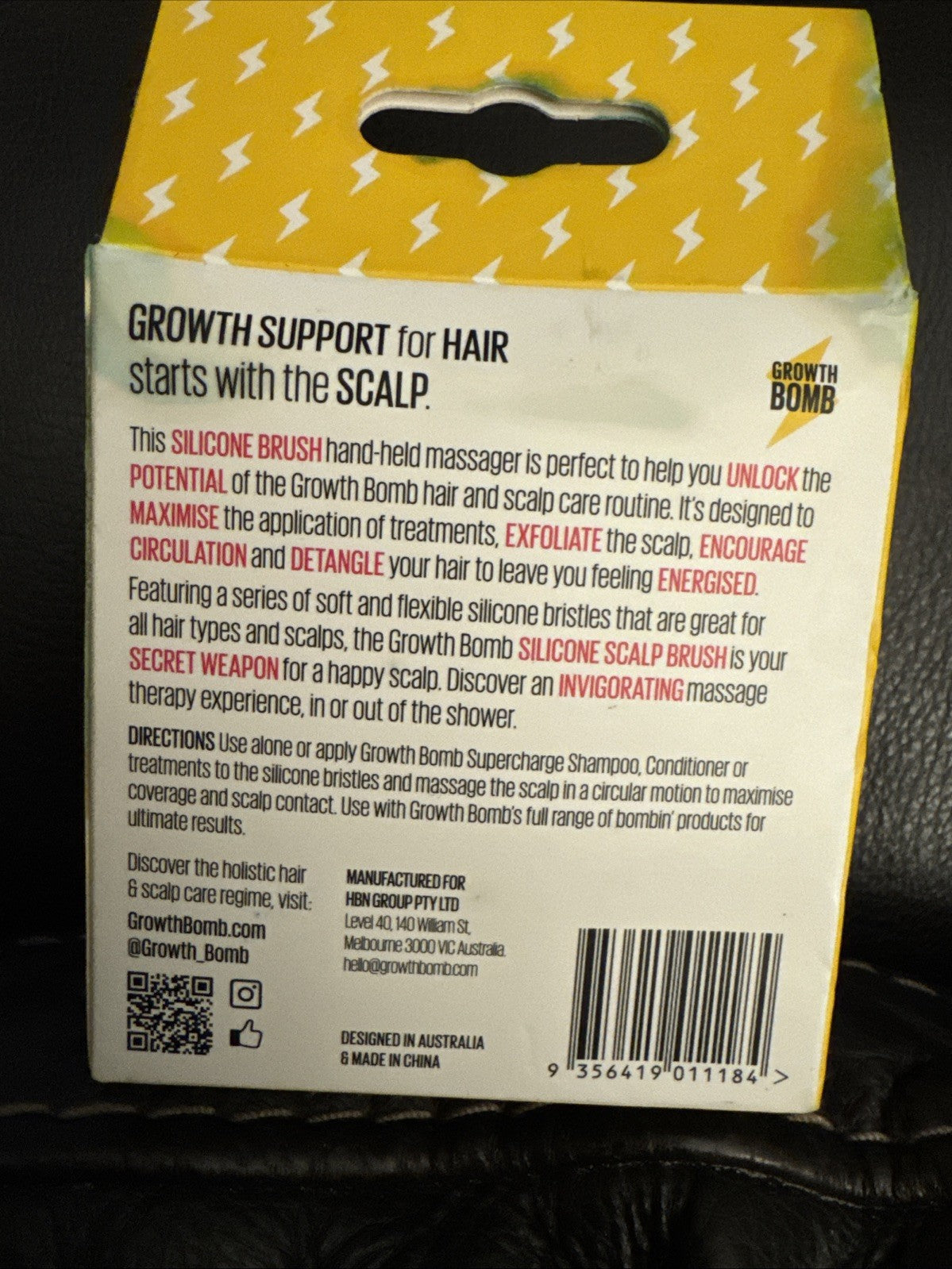 Silicone Scalp Brush for Hair Growth - Stimulating Scalp Massager