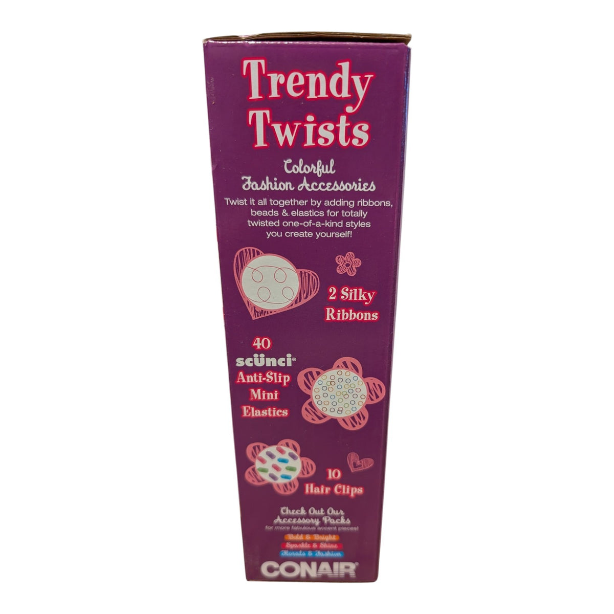 Conair Quick Twist Hair Braider Electronic Twister Styling Tool Kit