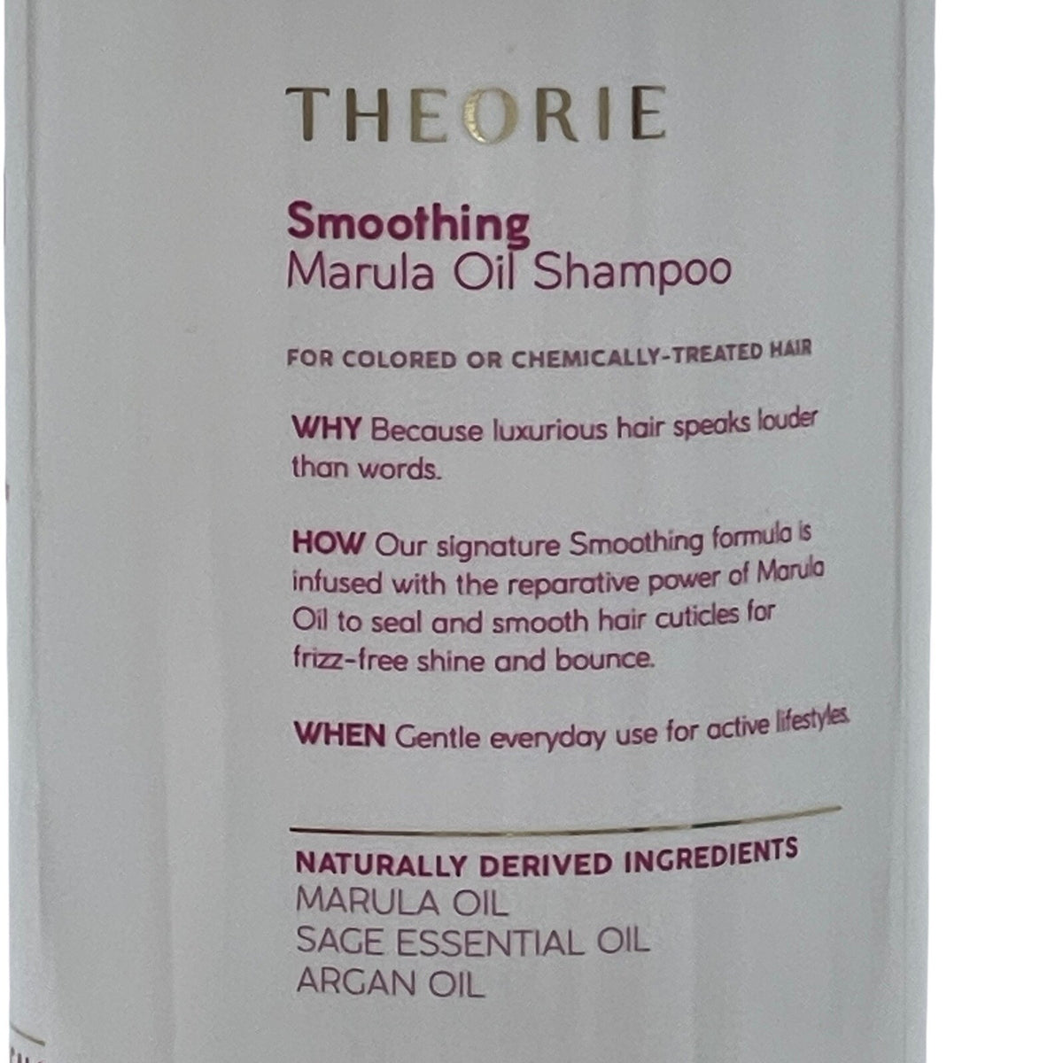 Theorie Smoothing Marula Oil Shampoo & Conditioner Set Hydrate