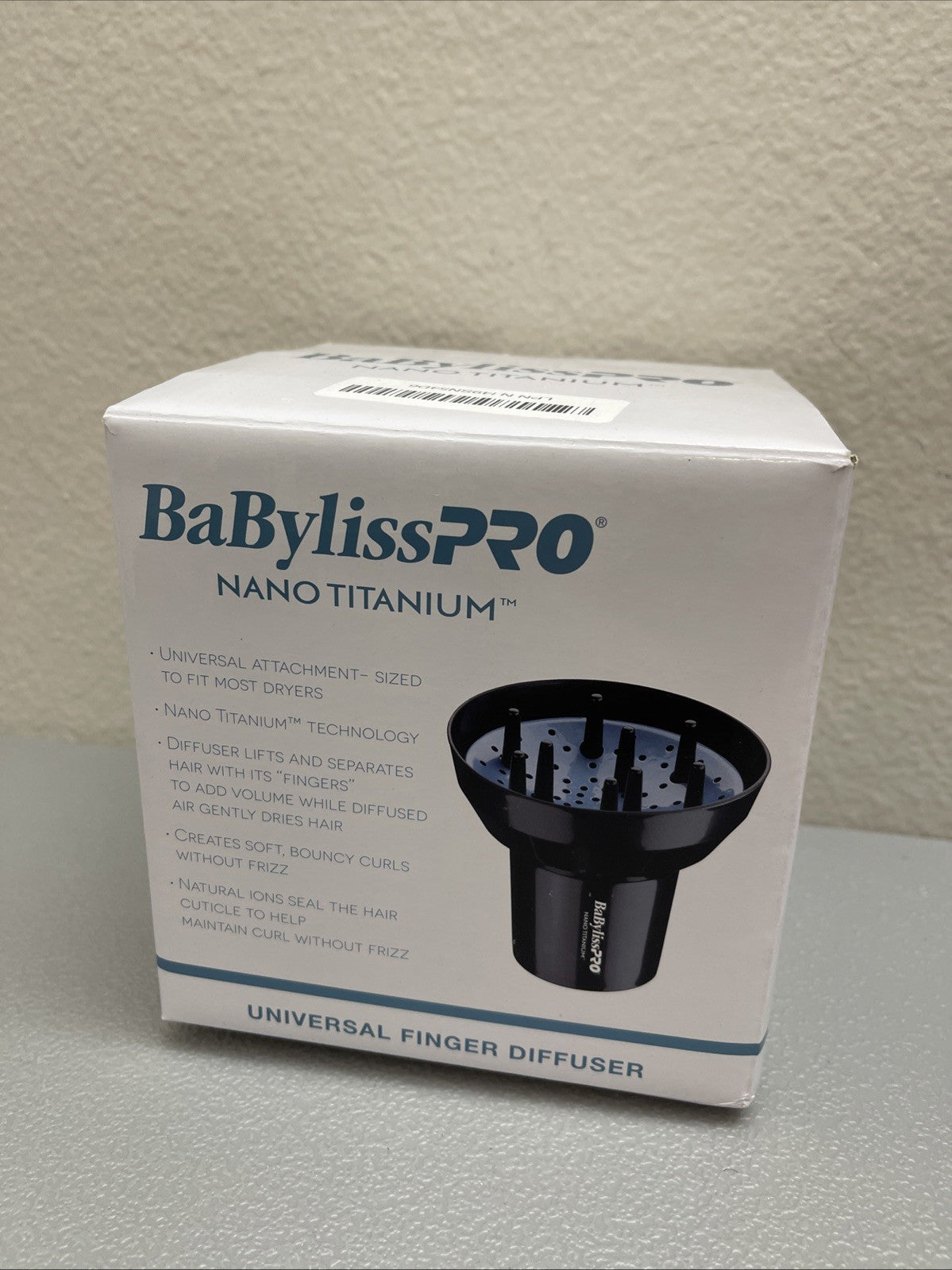 BaBylissPRO Nano Titanium Universal Finger Diffuser New