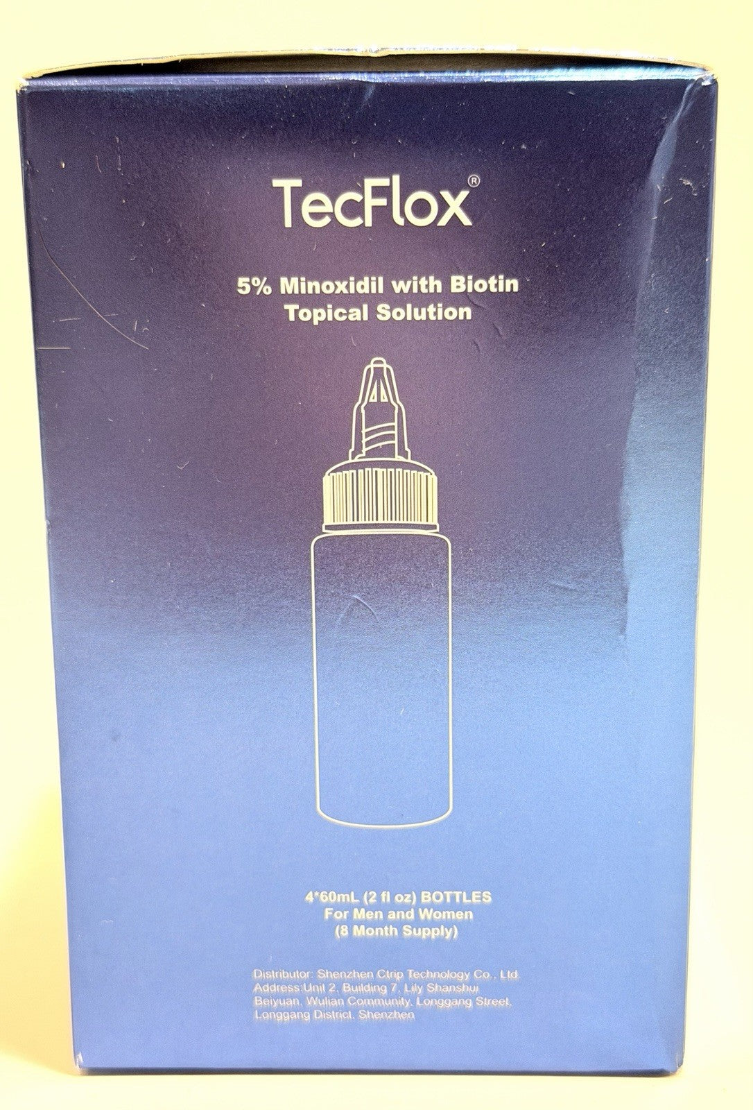 Minoxidil 5% with Biotin Hair Regrowth Solution - 4 Pack