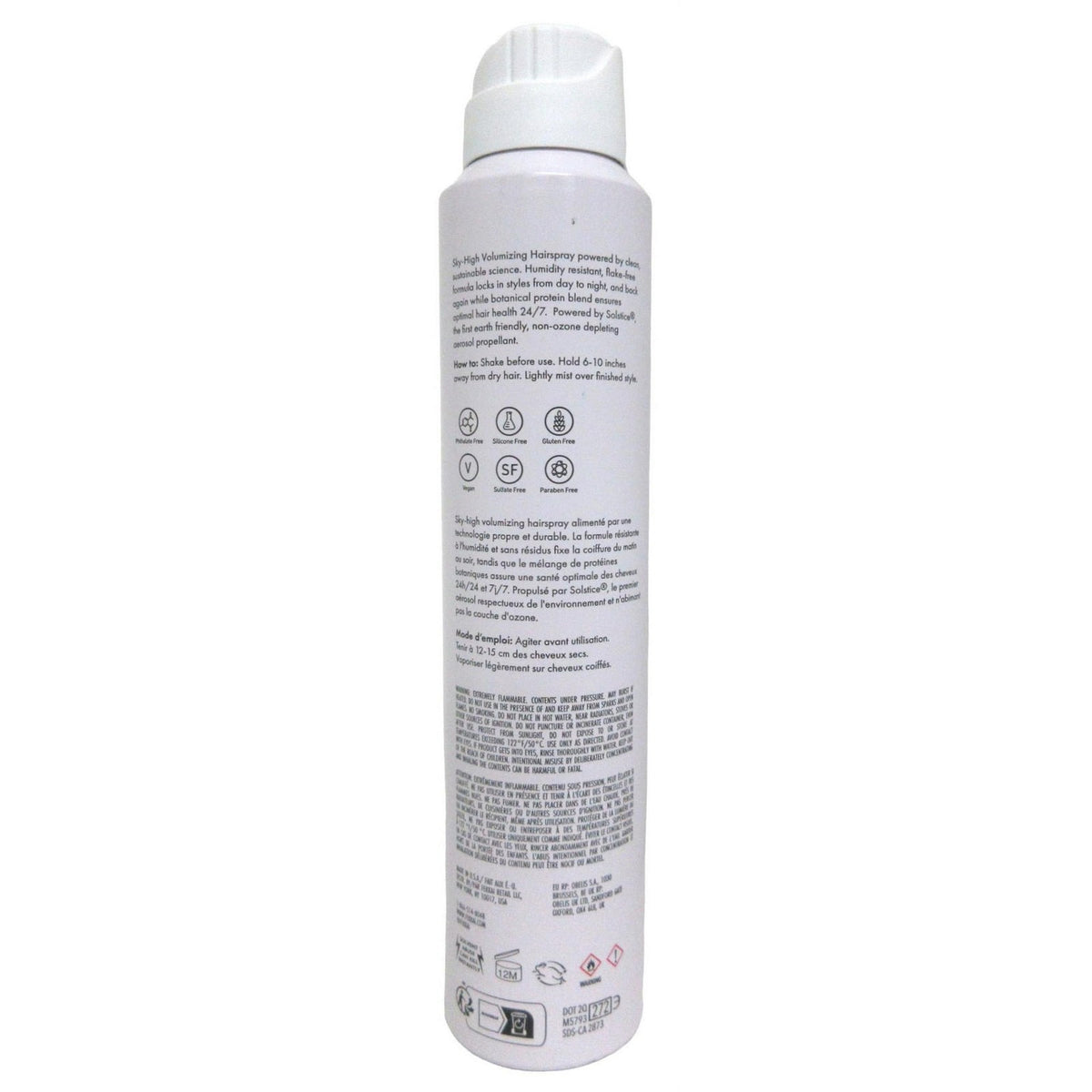 Volume Lock Volumizing Hairspray - Vegan, Lightweight, Long-Lasting 7 oz