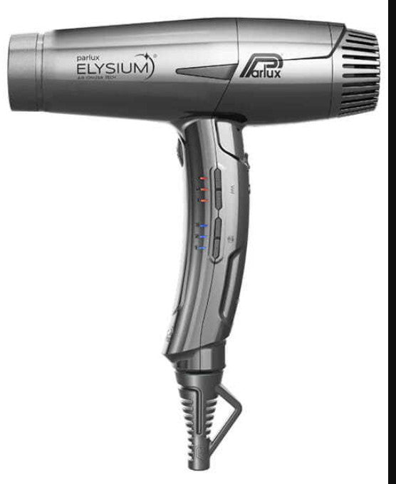 Parlux Elysium Metal Hair Dryer with Magic Sense Diffuser 2100W Made in Italy
