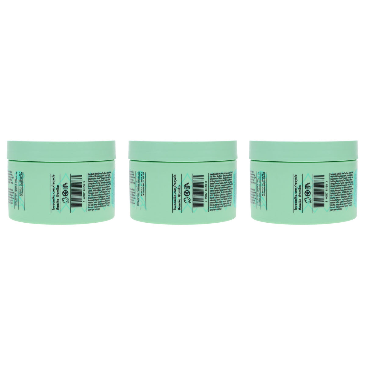 Amika The Kure Intense Repair Hair Mask 8.4 oz Pack of 3 - Deep Nourishing Treatment