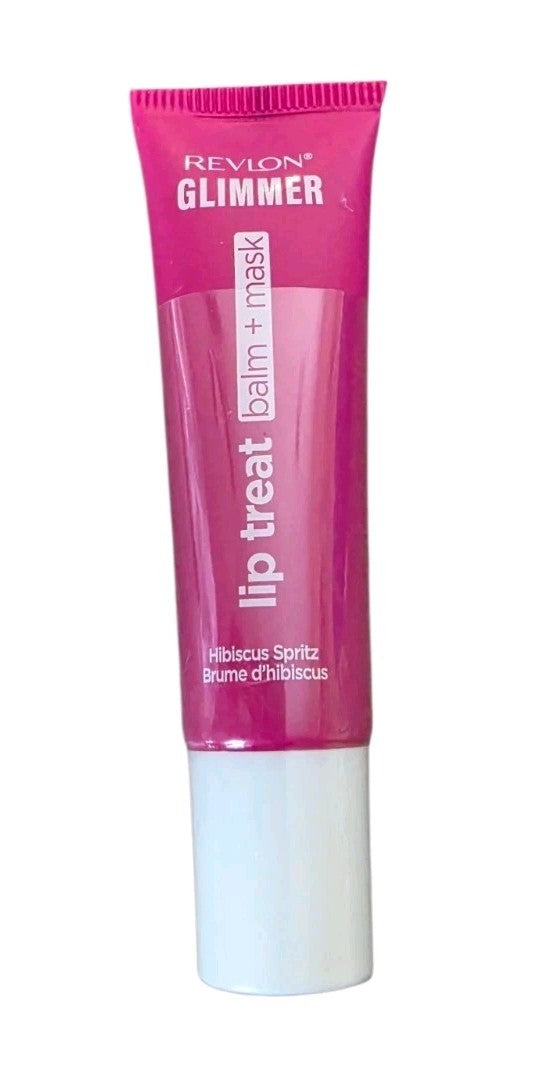 Revlon Glimmer Lip Balm & Mask Treatment - Hibiscus Spritz 0.4oz