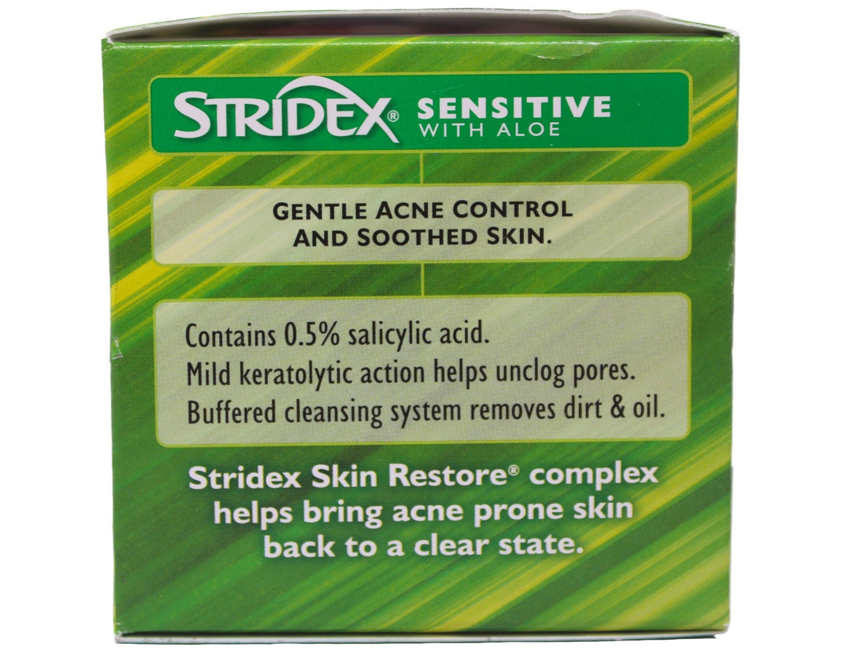 Sensitive Acne Face Pads with Aloe - 55 Count, Pack of 2
