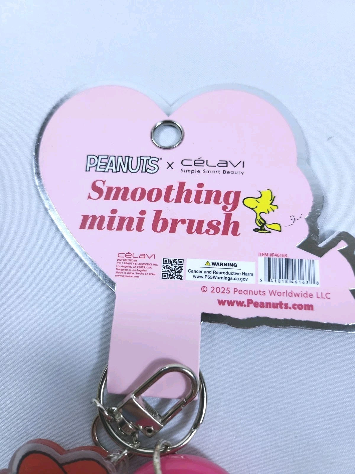 Limited Edition Snoopy Mini Brush with Keychain - Celavi X Peanuts Collectible