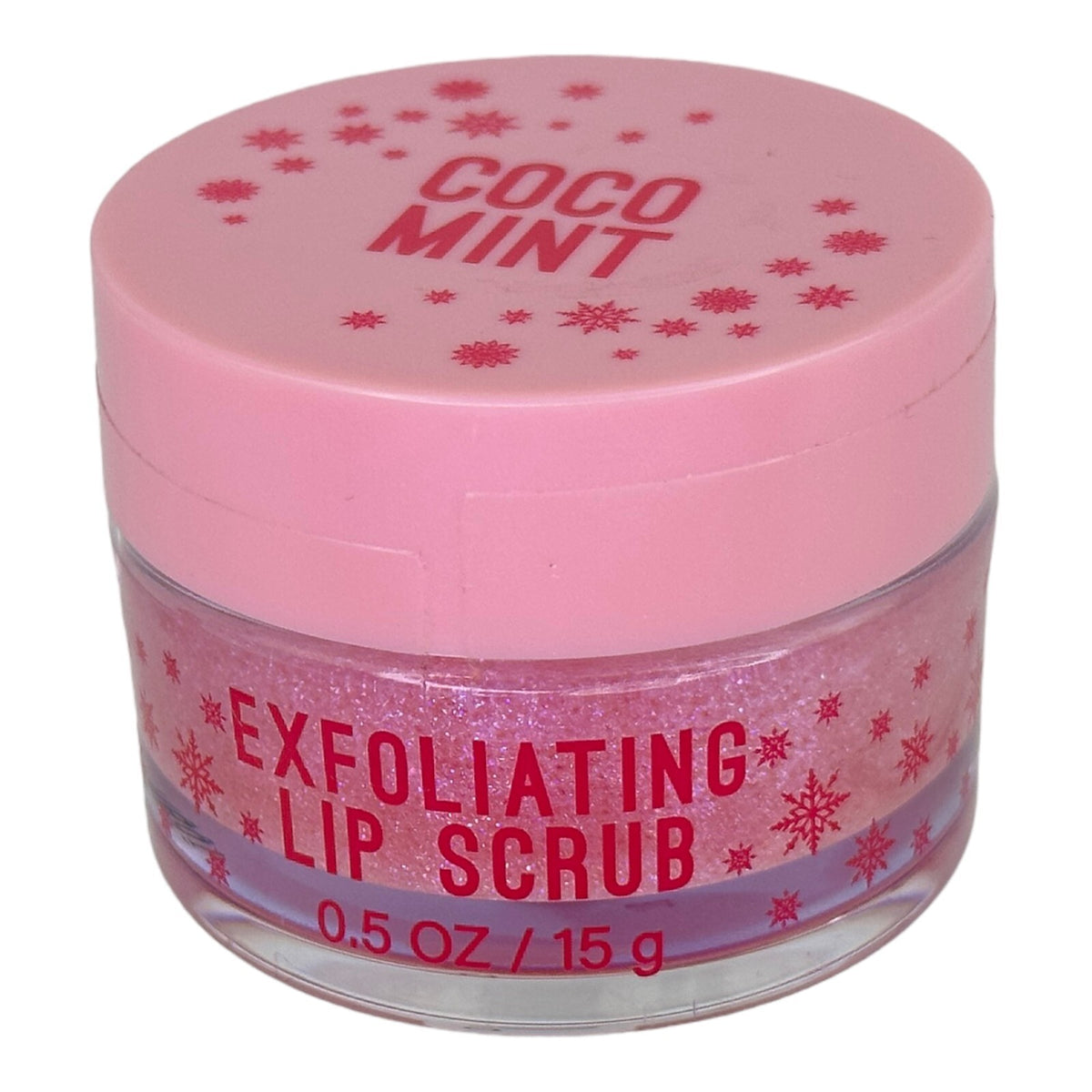 Exfoliating Lip Scrub with Coconut and Mint - Lip Care for Smooth Lips