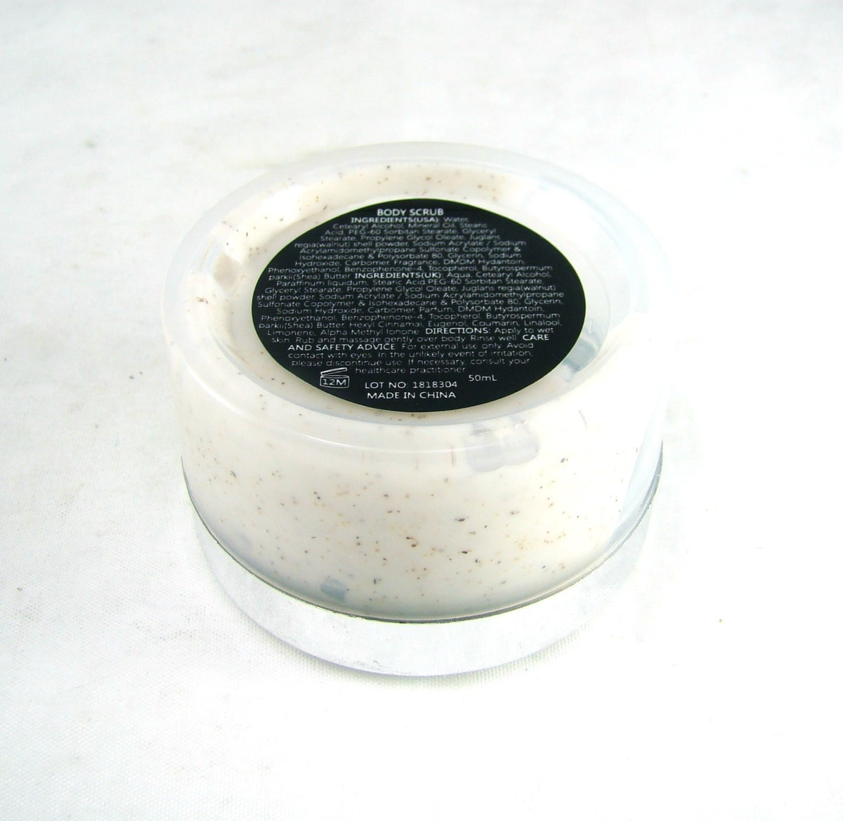 Lavender Body Scrub 50ml - Soft & Fresh Exfoliating Spa Treatment