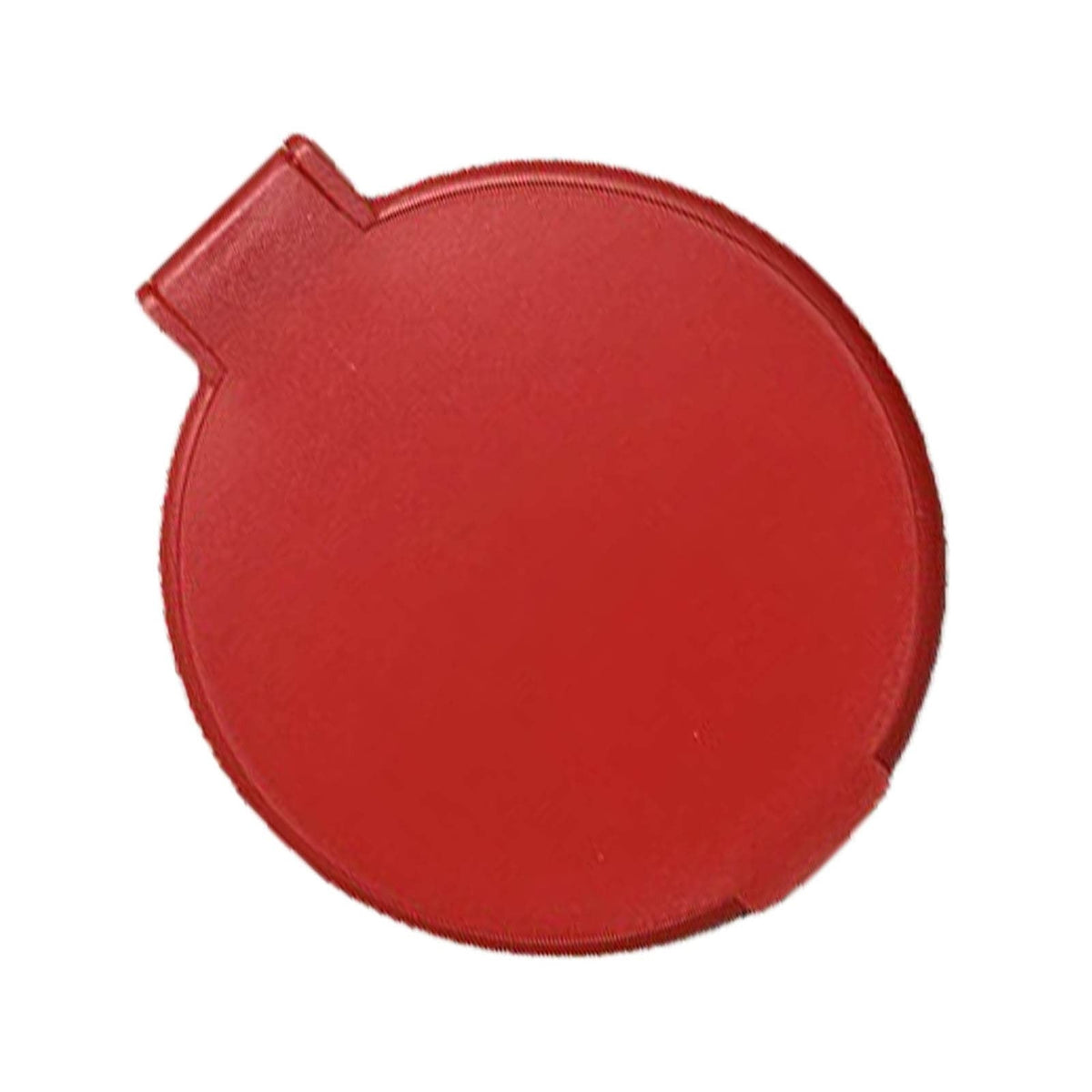 Lighted Folding Circular Pocket Mirror - Compact Travel Makeup Mirror, Red