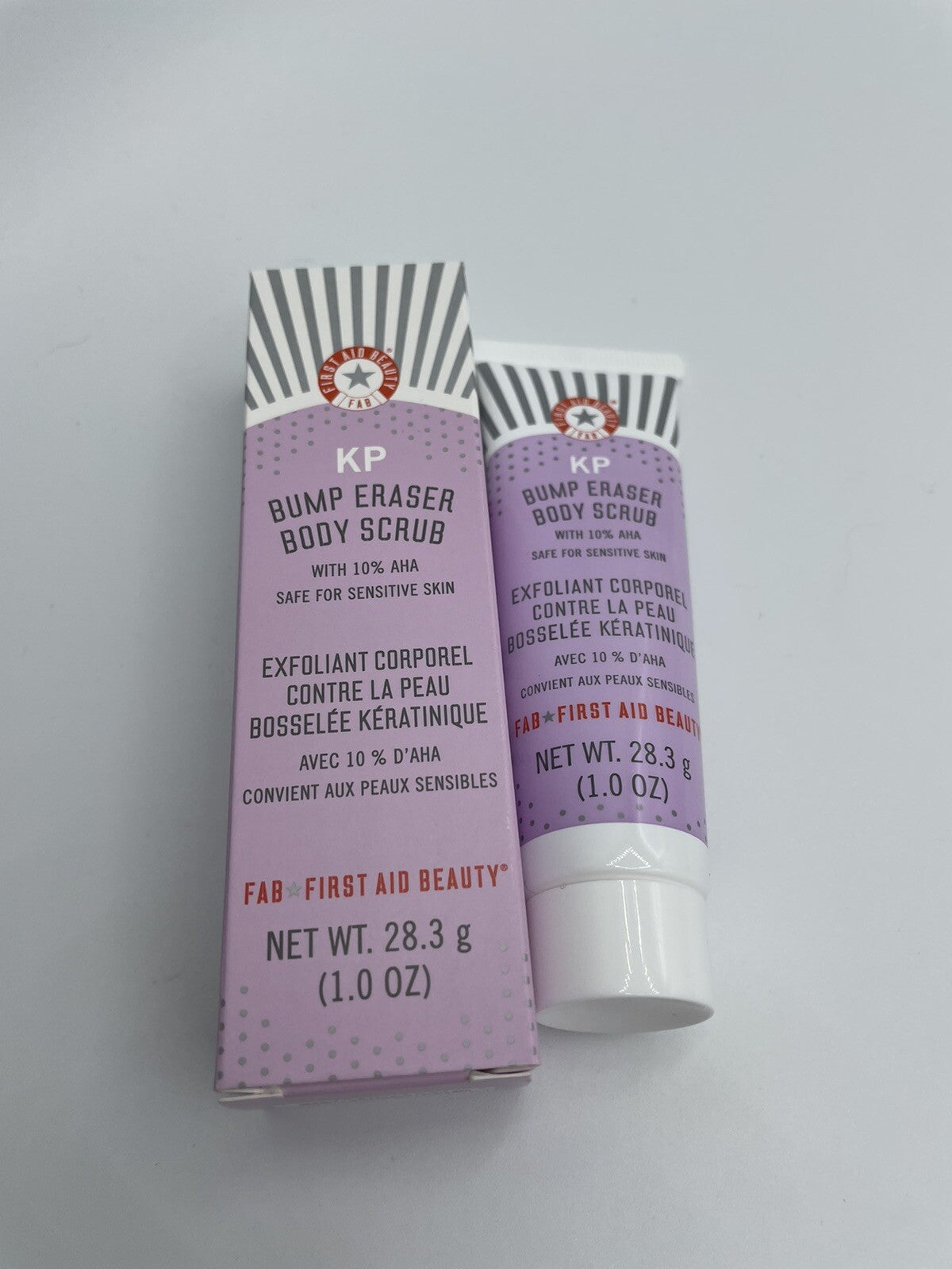 First Aid Beauty KP Bump Eraser Body Scrub 10% AHA 1oz Travel – Sealed