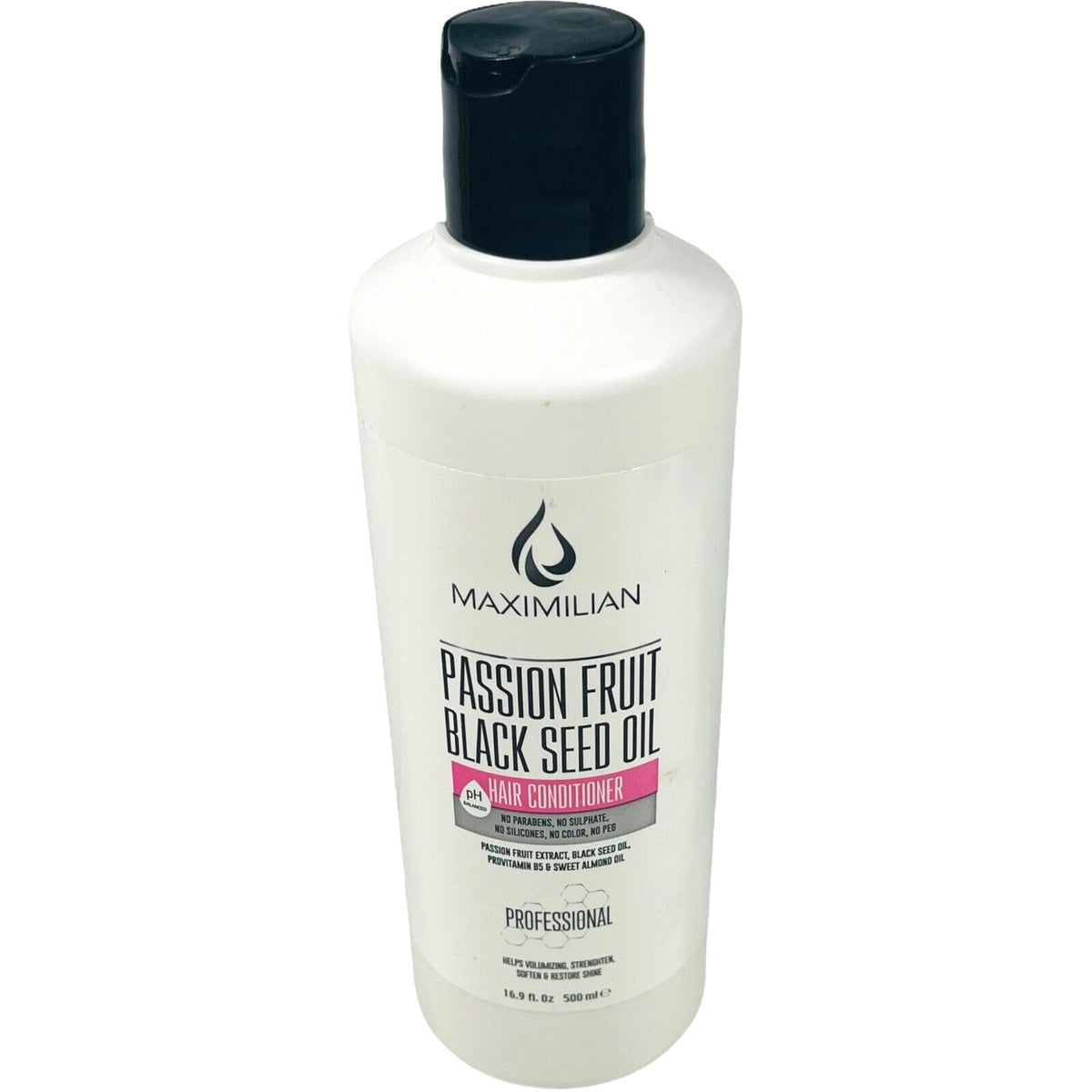 Passion Fruit Black Seed Oil Hair Conditioner 16.9 Fl Oz - Nourishing Treatment