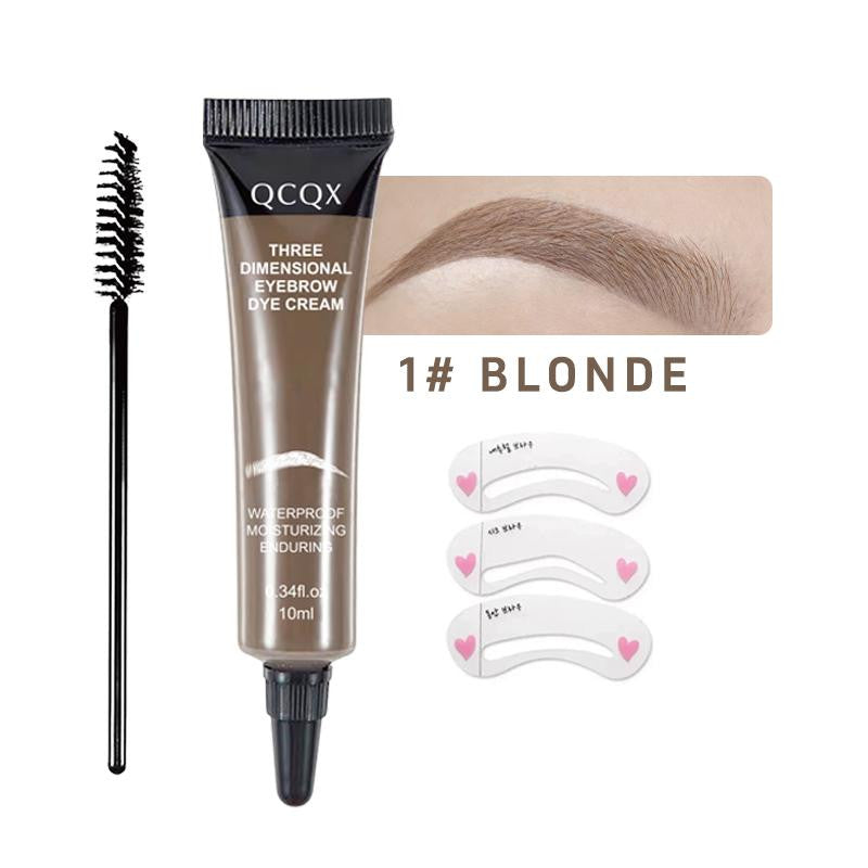 Eyebrow Tint Kit - Long-Lasting Waterproof Smudge-Proof Brow Dye Gel Set