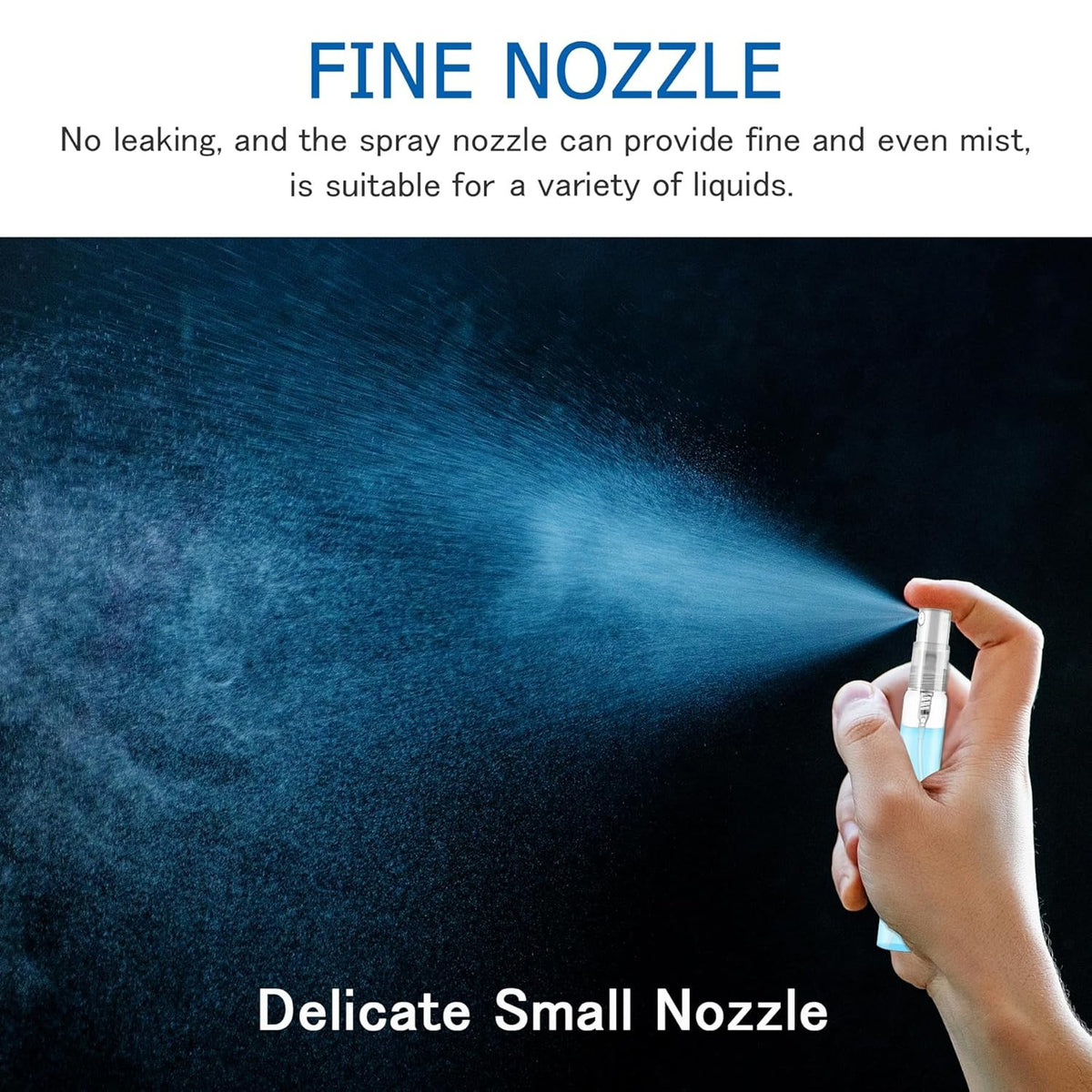 70PCS Refillable 10ML Glass Perfume Spray Bottles with Fine Mist - Portable & Leakproof