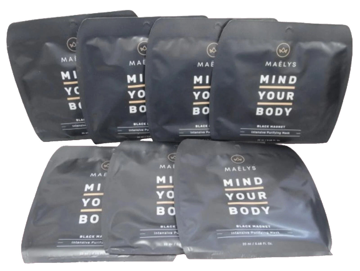 Black Magnet Intensive Purifying Mask 7-Piece Boxed Set of 3