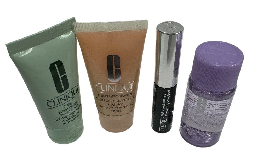Clinique 4-Piece Skincare & Makeup Set with Mascara & Remover