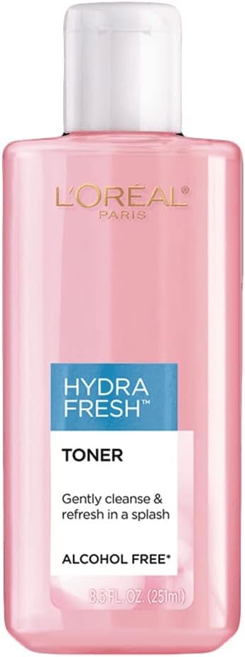 Hydrafresh Alcohol-Free Skin Toner with Pro-Vitamin B5 for Gentle Refreshing - 8.5 fl oz (5 Pack)