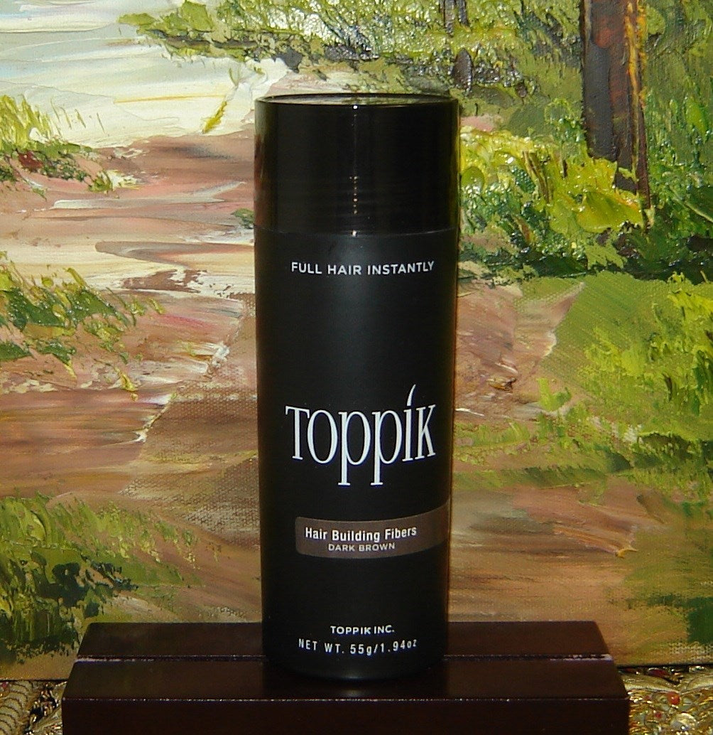 Toppik Dark Brown Hair Building Fibers - 55g Giant Size