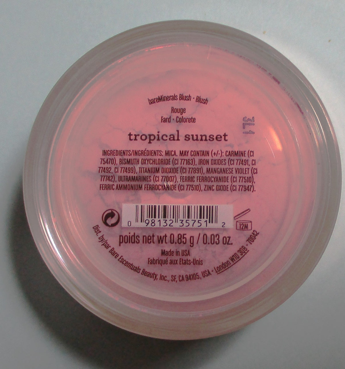 BareMinerals Blush Powder Makeup - Multiple Shades & Sizes, Factory Sealed
