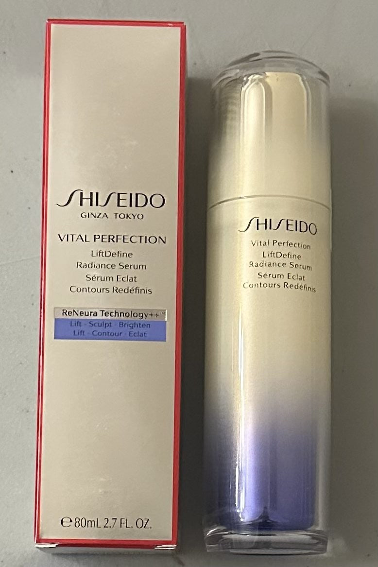 Shiseido Vital Perfection LiftDefine Radiance Serum 80ml - Lifting & Firming Anti-Aging Treatment