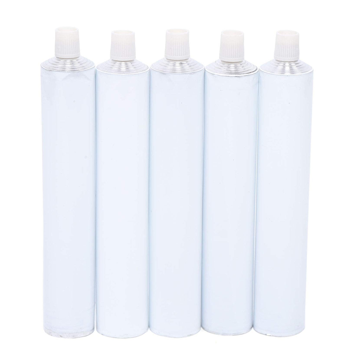 100ml Aluminum Toothpaste Tubes with Needle Cap - 100 Pack
