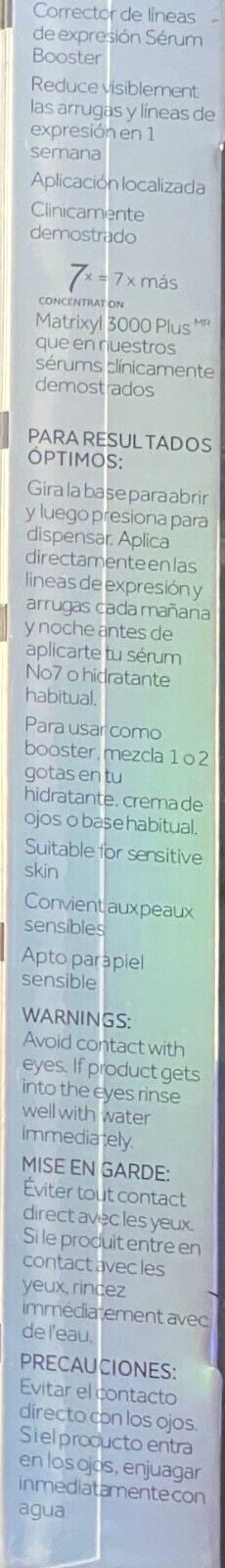 No7 Line Correcting Serum - Targeted Wrinkle Reducer & Youthful Skin Boost