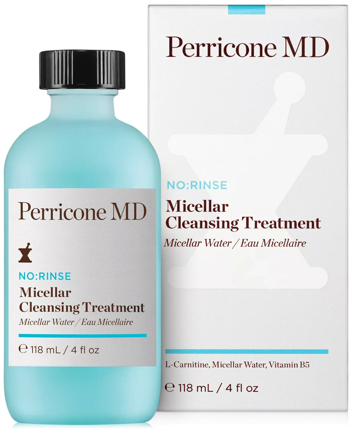 Micellar Cleansing Water - Gentle 4oz Face & Makeup Remover, Toner
