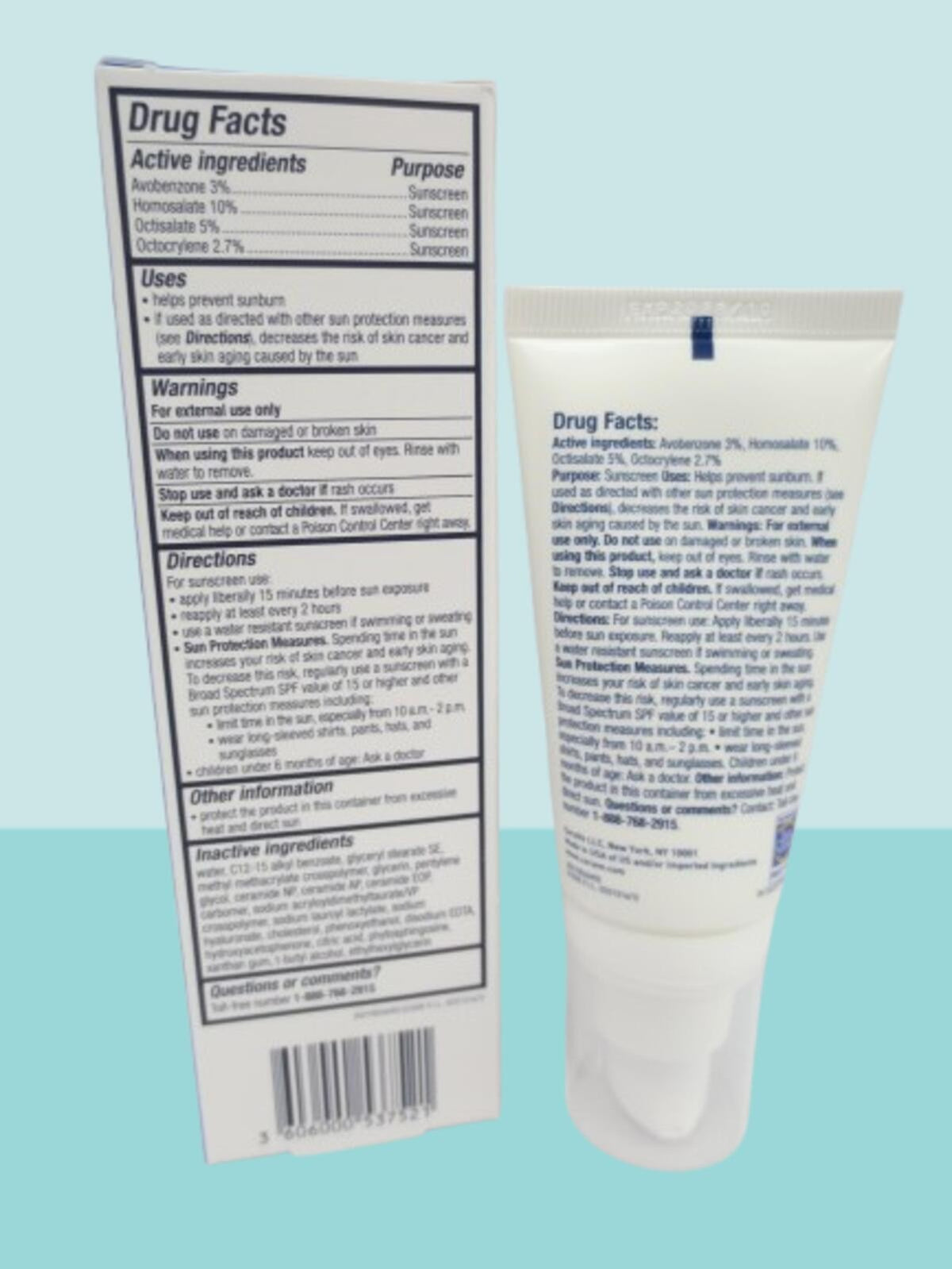 Ultra-Light Moisturizing Lotion with Sunscreen SPF 30 - 1.75 oz (2-Pack)
