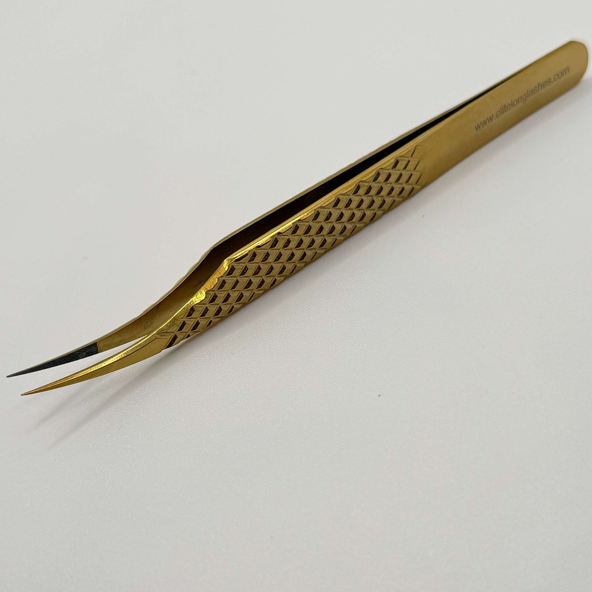 Golden Dolphin Isolation Tweezer - J Shape for Lash Extensions