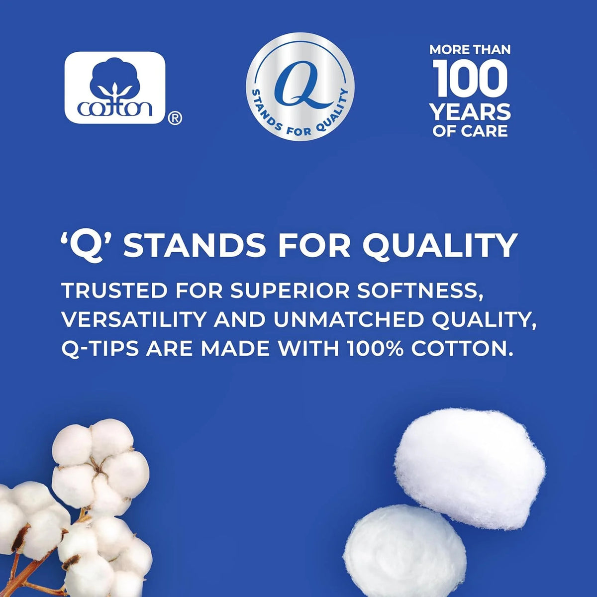 Cotton Balls Jumbo 100% Thick Cotton for First Aid Beauty and Baby Care